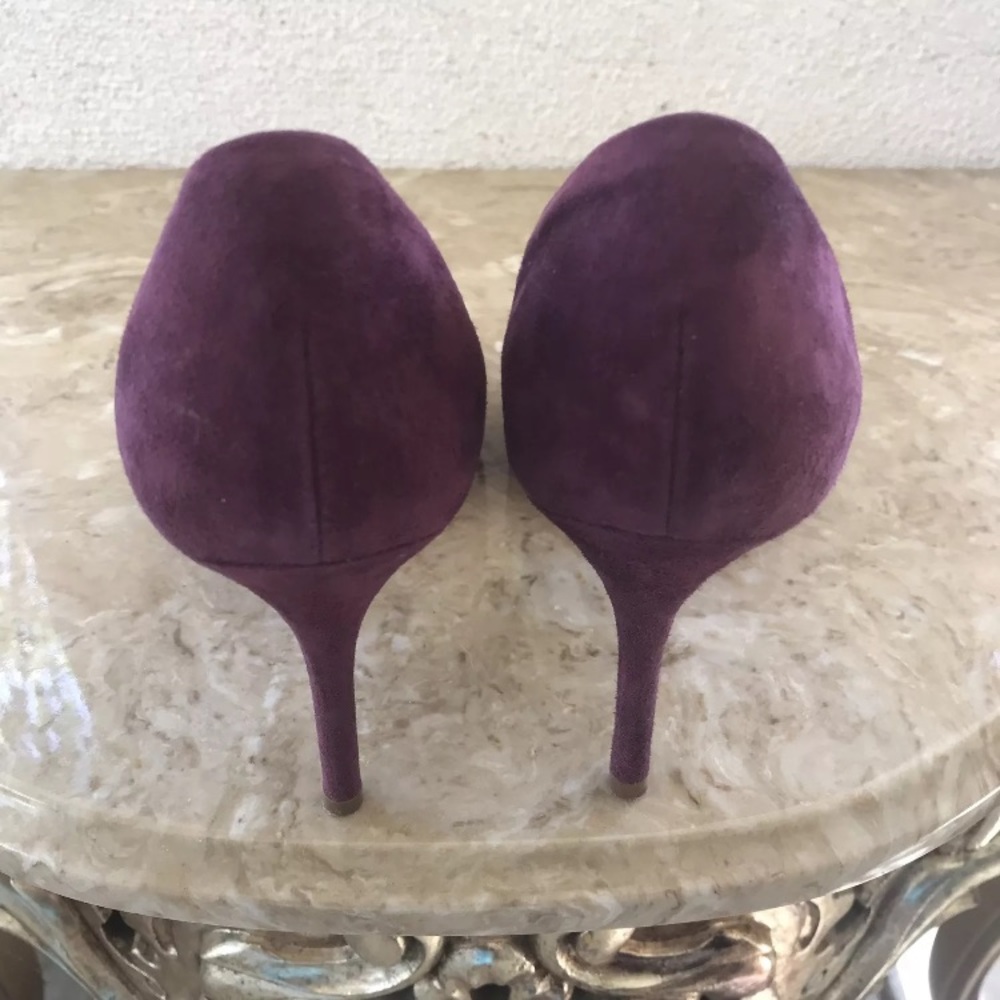 J.CREW Elsie Suede d’Orsay Pumps Fringe Heels 7 - Picture 4 of 6